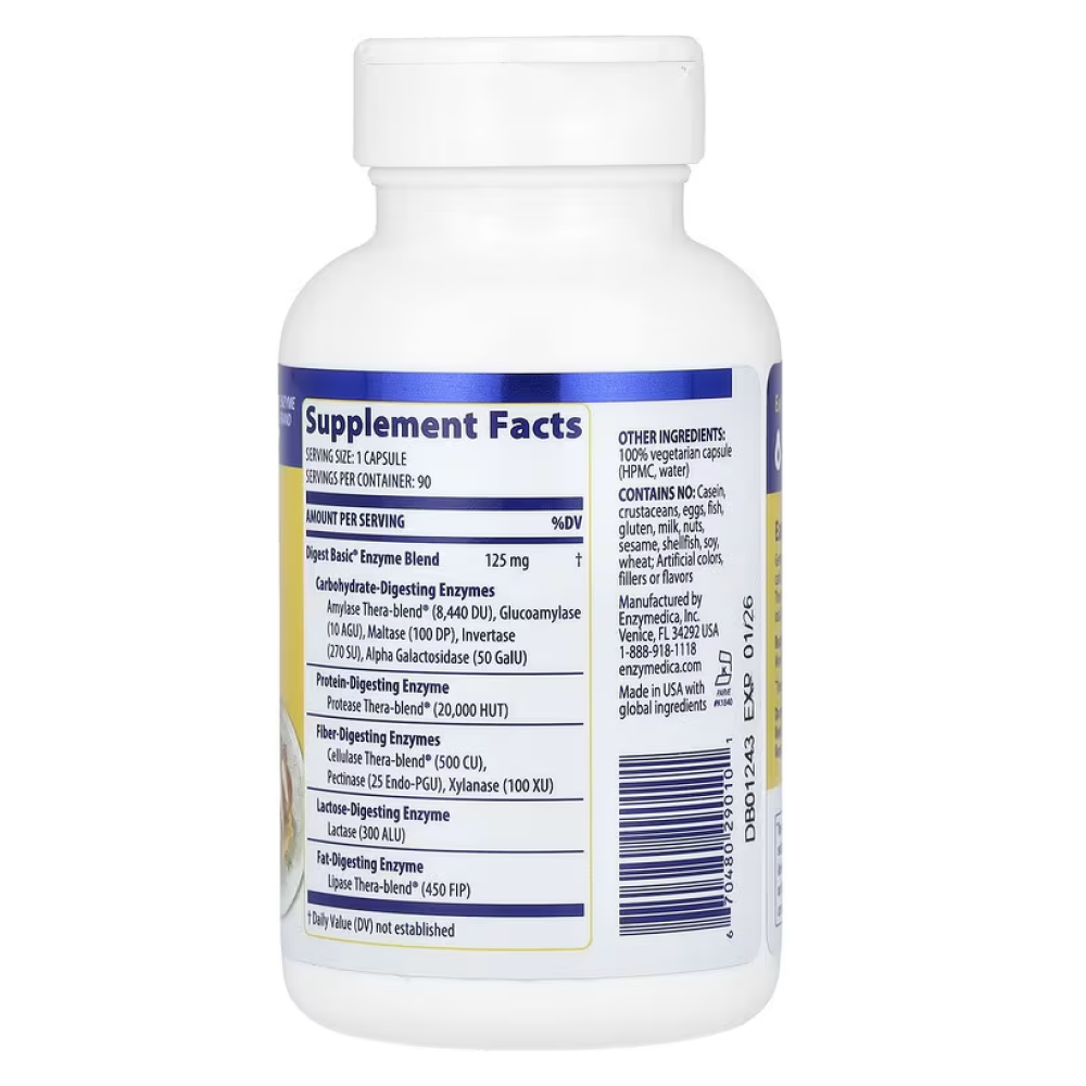 Enzymedica Digest Basic Essential Enzyme Formula