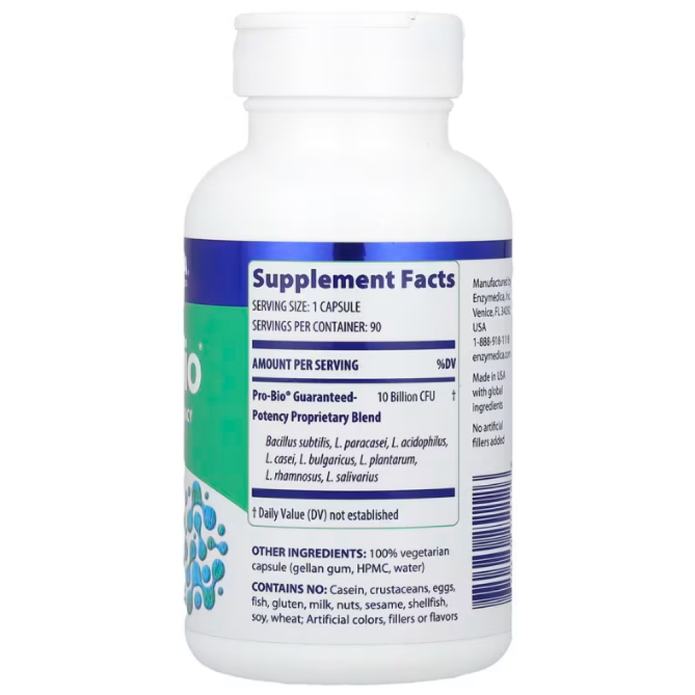 Enzymedica Pro Bio Guaranteed Potency Probiotic