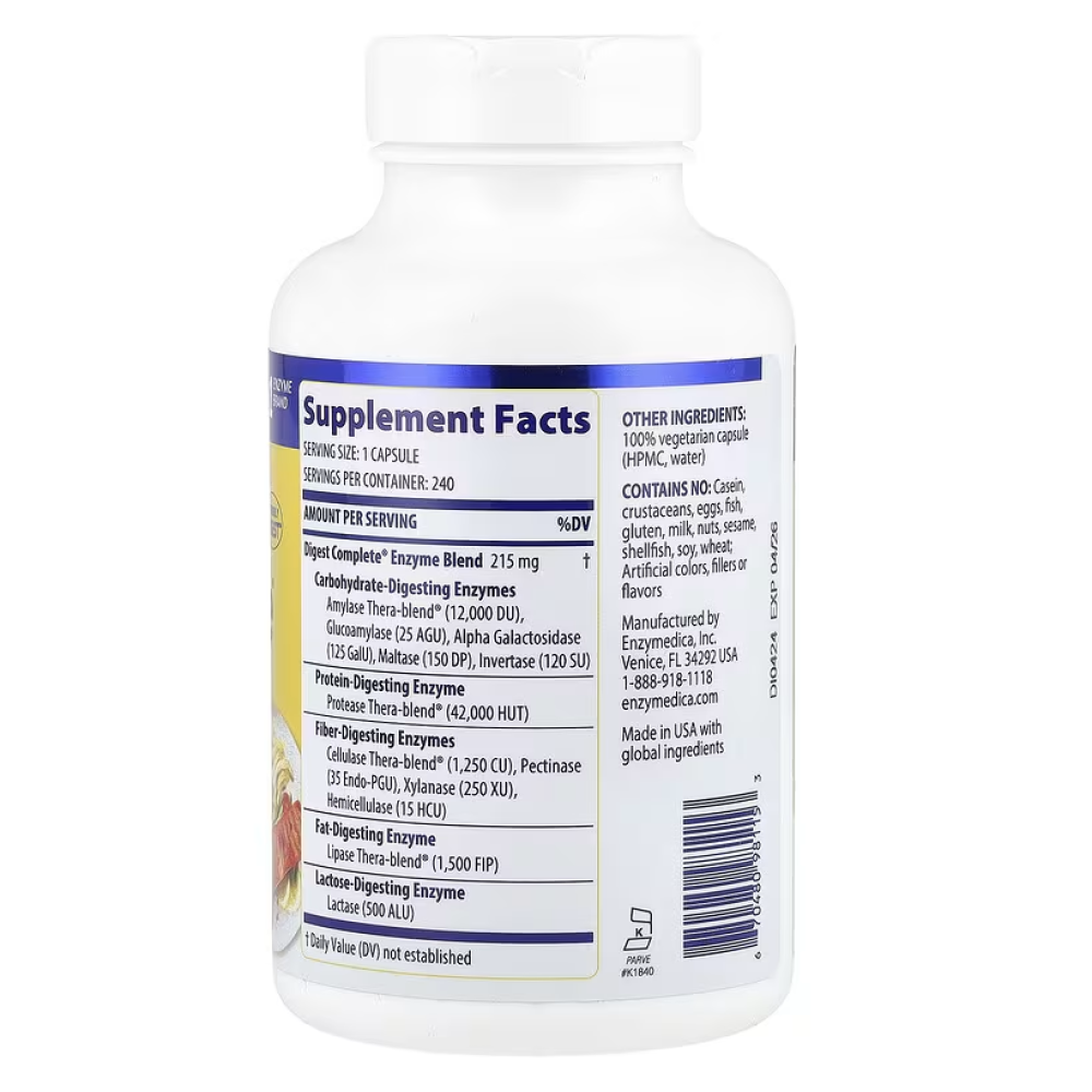 Enzymedica Digest Complete Enzyme Formula
