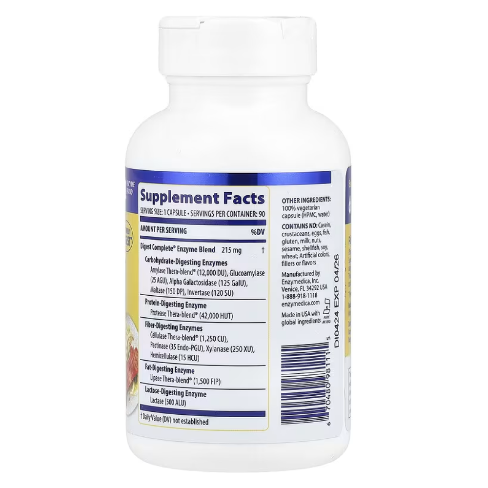 Enzymedica Digest Complete Enzyme Formula