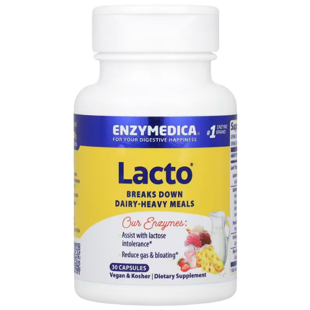 Enzymedica Lacto Most Advanced Dairy Digestion Formula