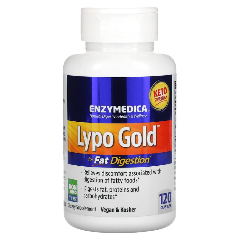 Enzymedica Lypo Gold For Fat Digestion