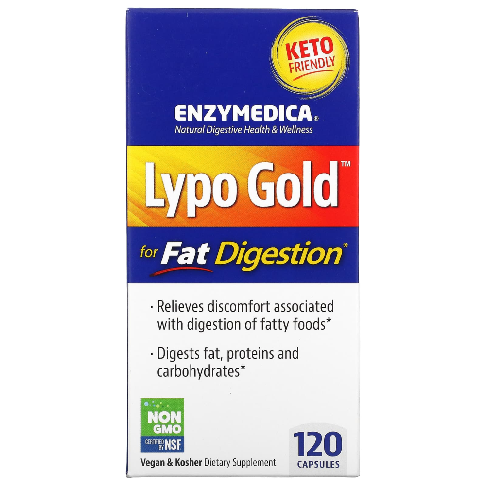 Enzymedica Lypo Gold For Fat Digestion