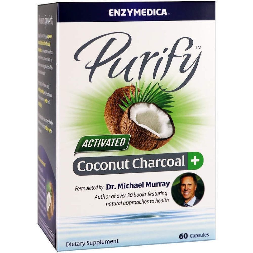 Enzymedica Purify Activated Coconut Charcoal