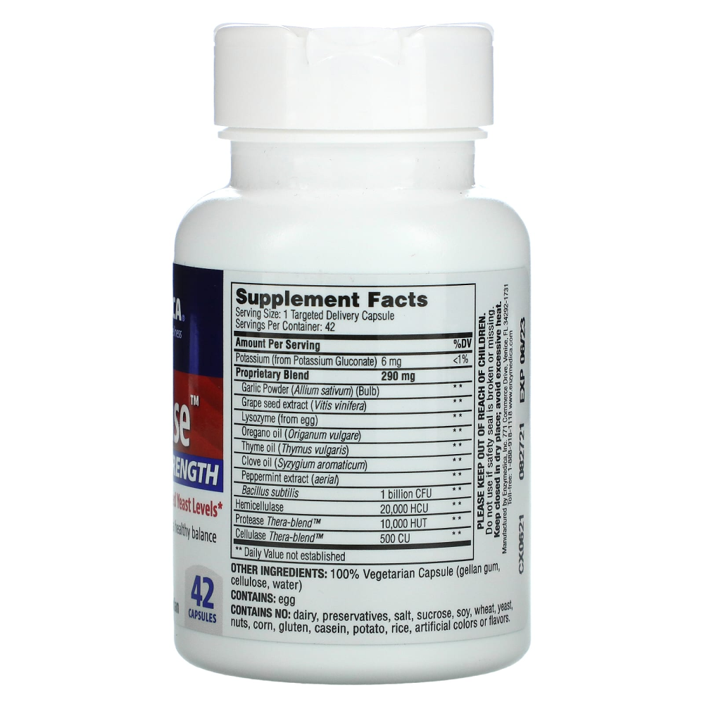 Enzymedica Candidase Extra Strength