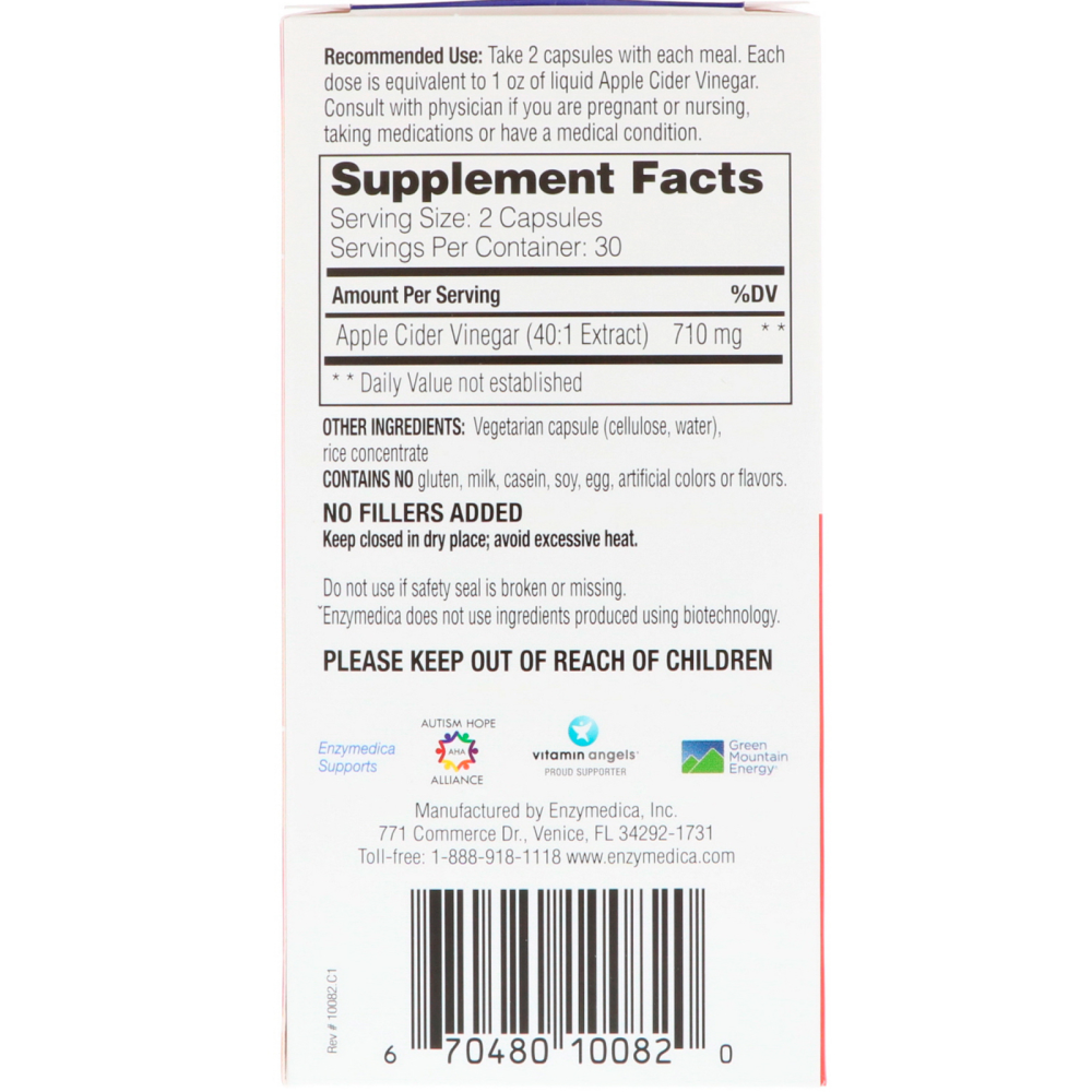 Enzymedica Apple Cider Vinegar