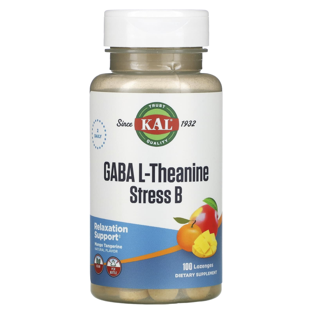 KAL GABA L-Theanine Stress B Lozenge