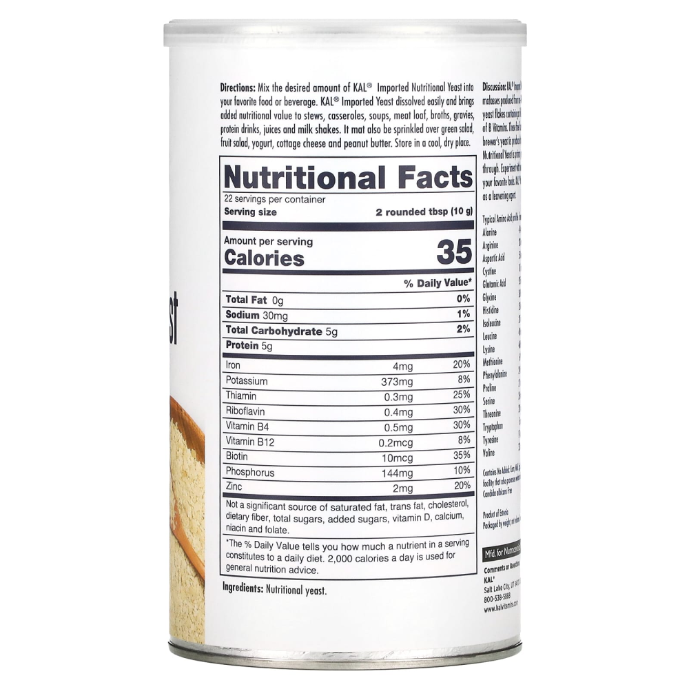 KAL Imported Nutritional Yeast Fine Flakes