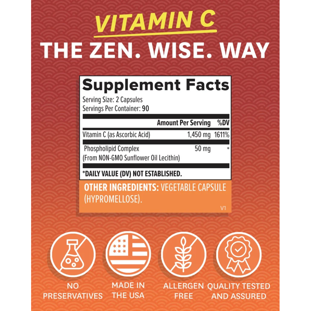 Zenwise Health Liposomal Vitamin C 500 mg