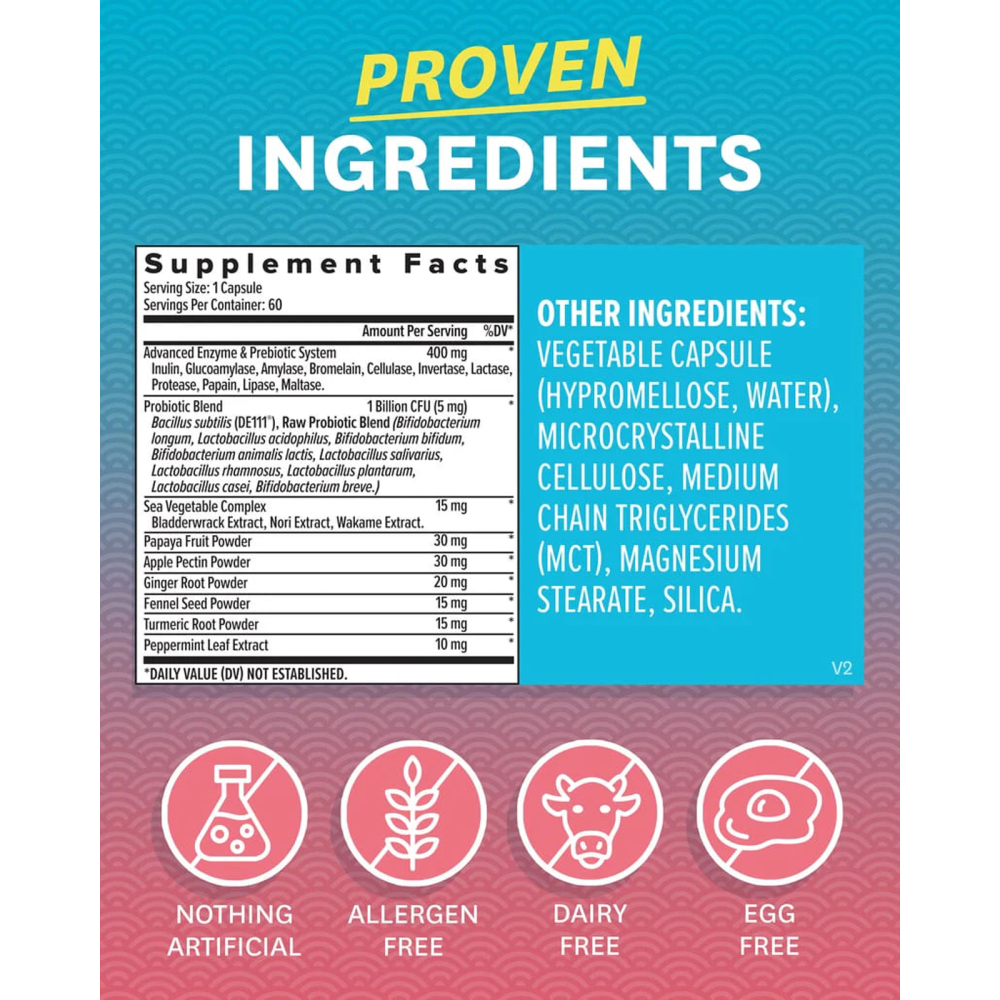 Zenwise Health Women's Probiotic Plus 10 Digestive Enzymes
