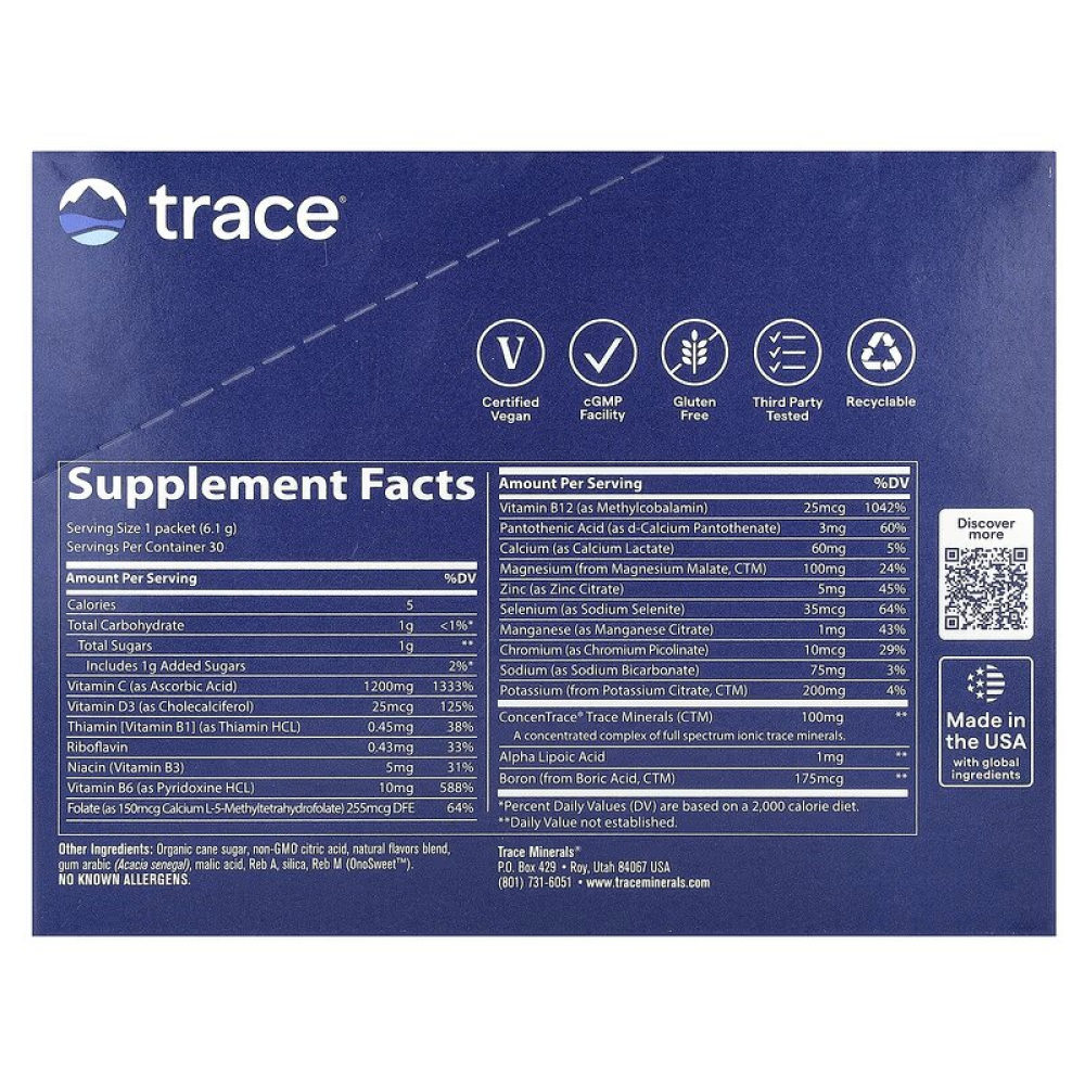 Trace Minerals Electrolyte Stamina PowerPak