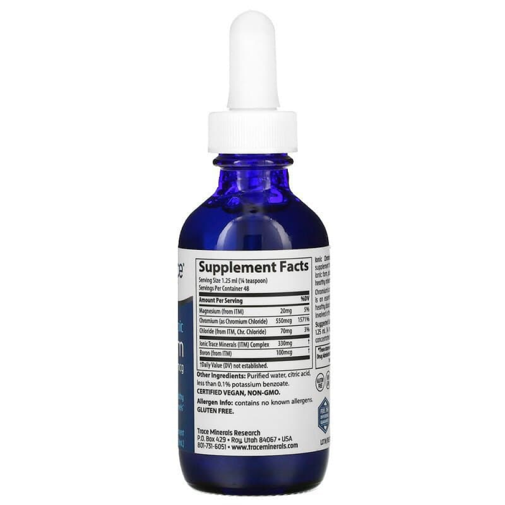 Trace Minerals Research Ionic Chromium 550 mcg