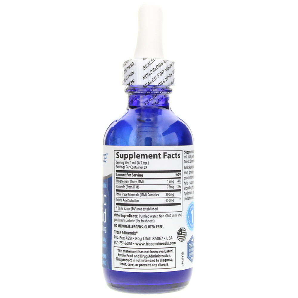 Trace Minerals Research Ionic Fulvic Acid Liquid 250 mg