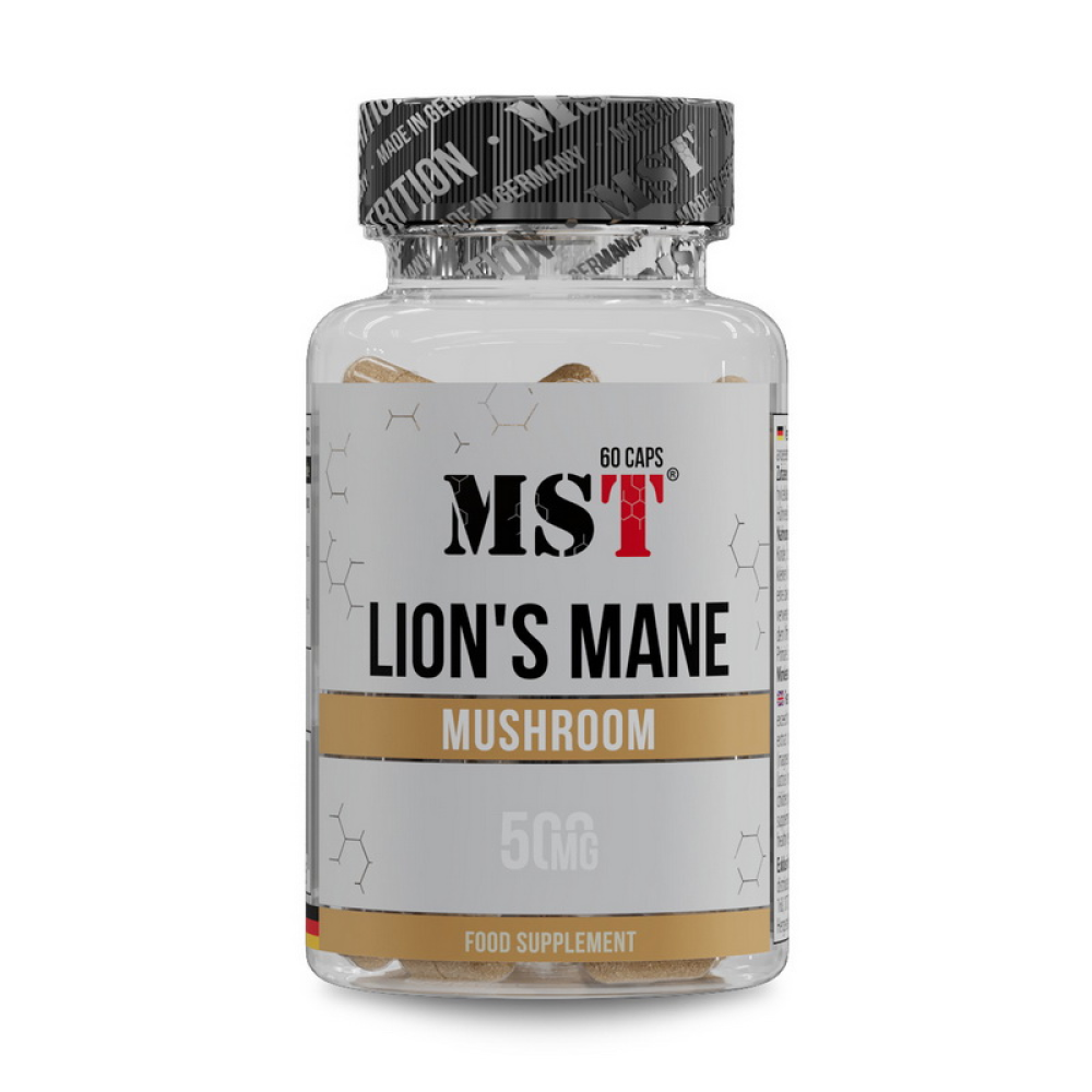 MST Lion's Mane Mushroom 500 mg 60 капсул
