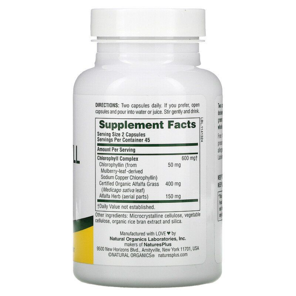 NaturesPlus Chlorophyll Complex