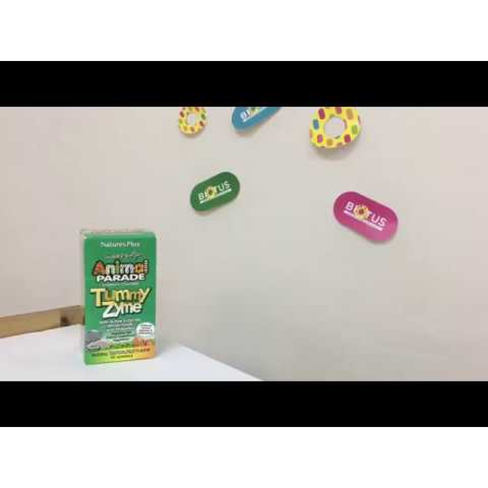 NaturesPlus Source of Life Animal Parade Tummy Zyme with Active