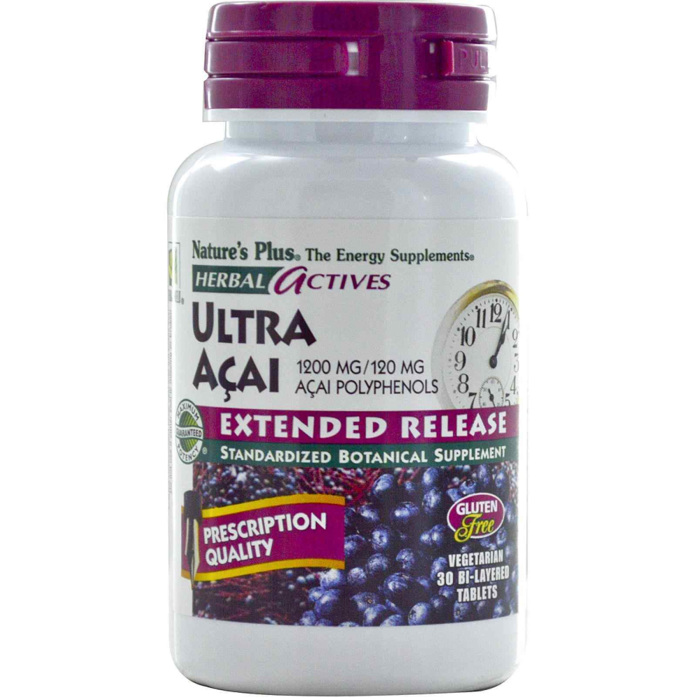 Natures Plus Herbal Actives Ultra Acai Extended Release 1200 mg