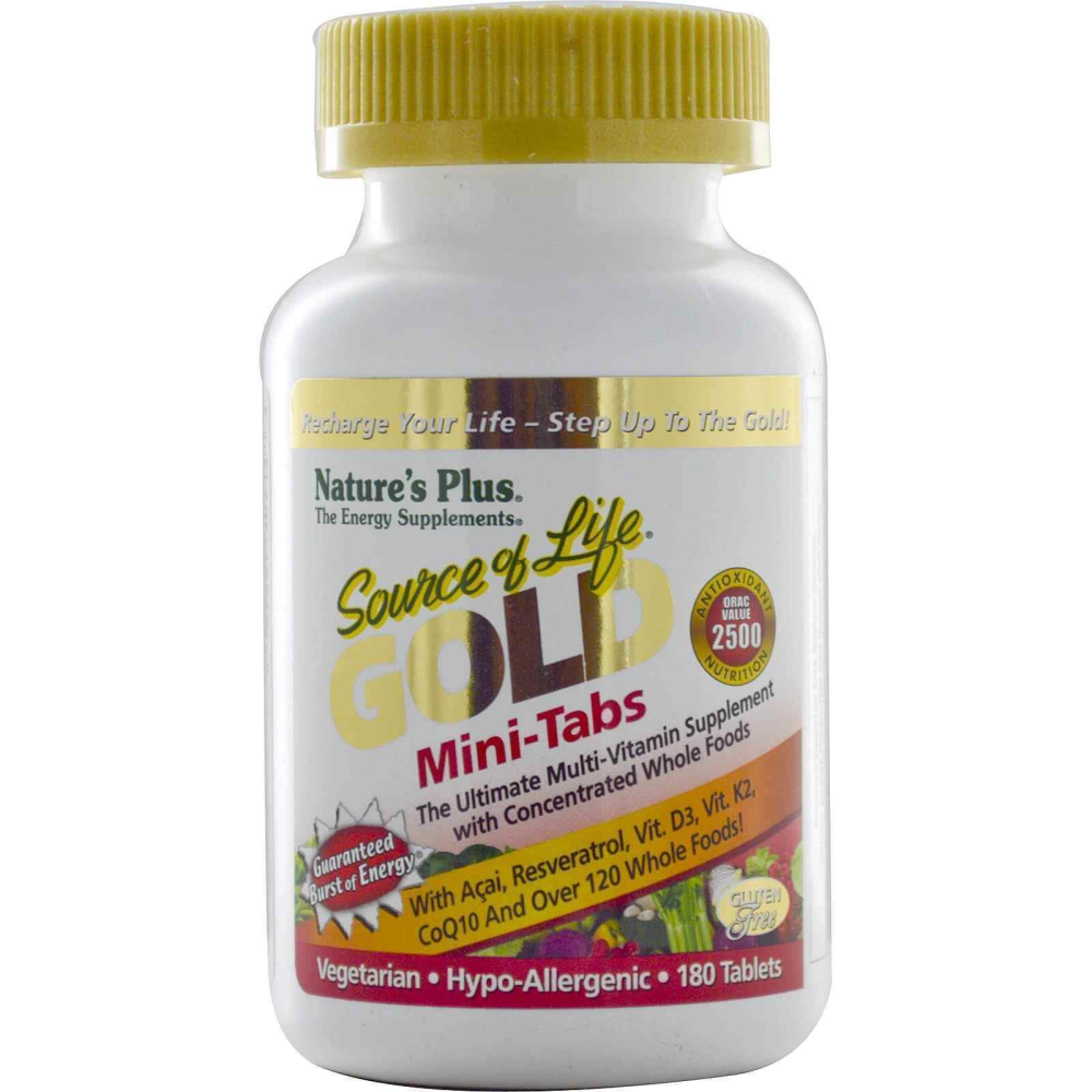 Natures Plus Source of Life Gold MiniTabs The Ultimate MultiVita