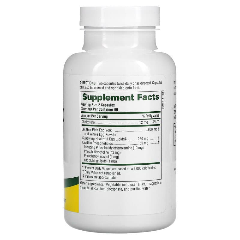 Nature's Plus Egg Yolk Lecithin 300 mg