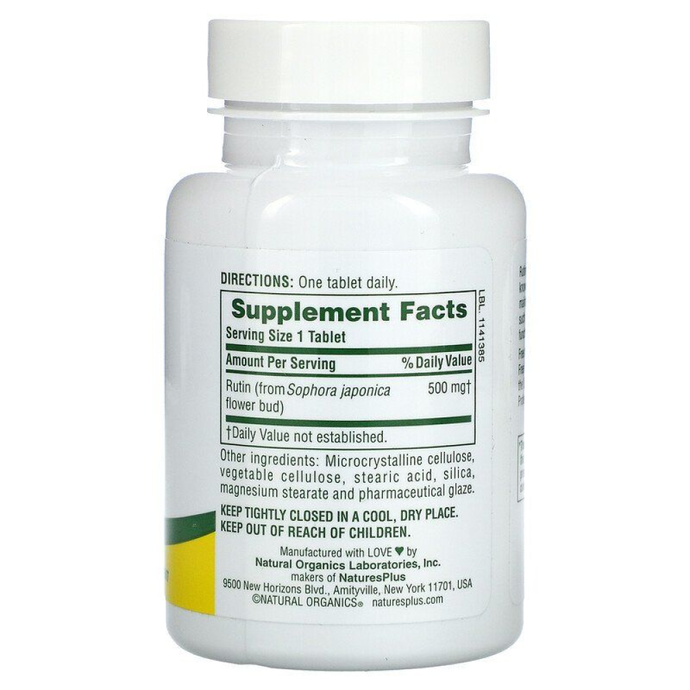 Natures Plus Rutin 500 mg