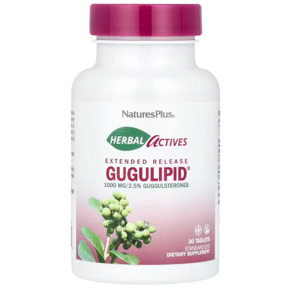 Natures Plus Herbal Actives Gugulipid Extended Release 1000 mg