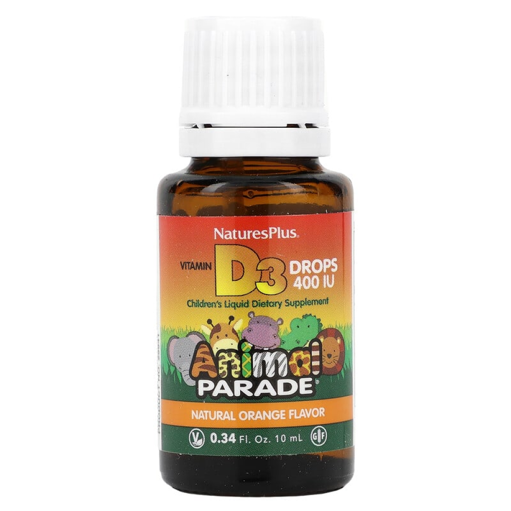 NaturesPlus Animal Parade Vitamin D3 Drops 400 IU