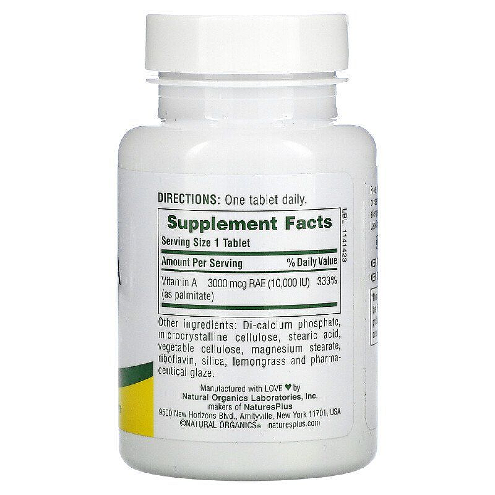 Nature's Plus WaterDispersible Vitamin A 10000 IU (3000 mcg)