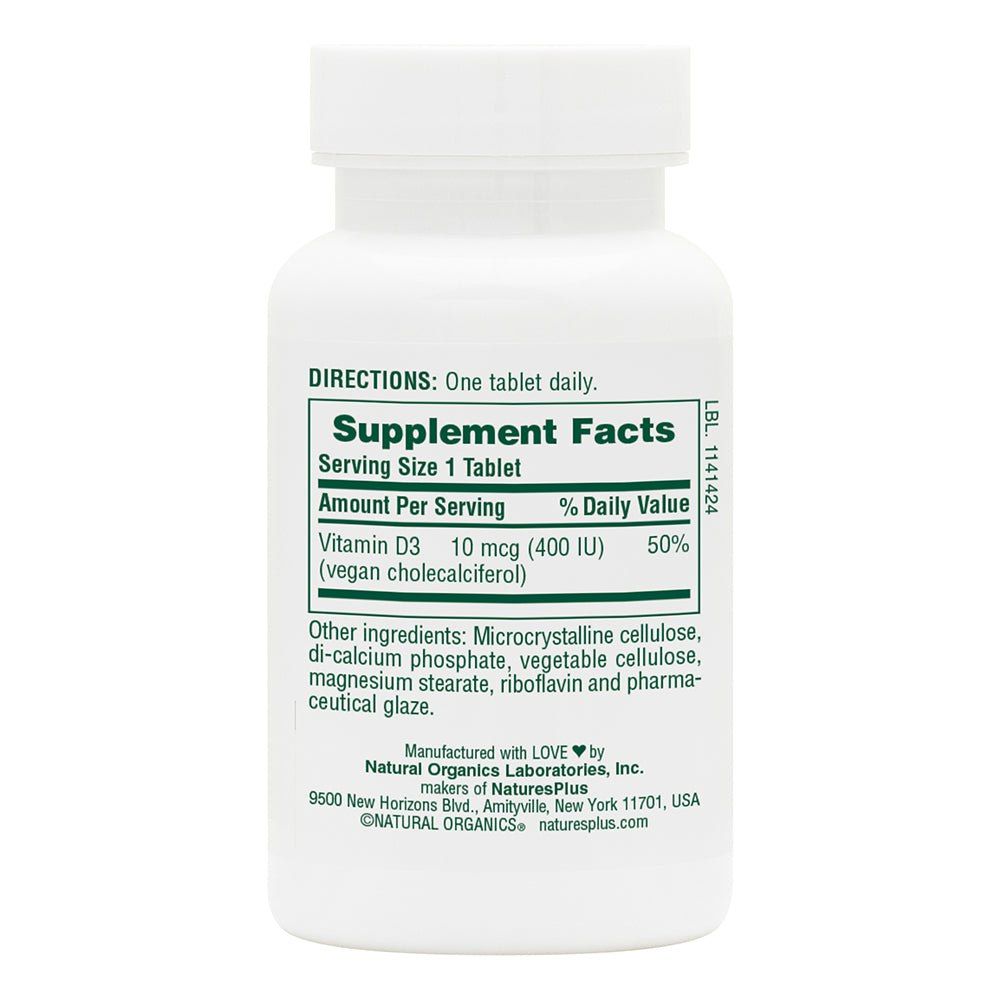 Natures Plus Vitamin D 400 IU