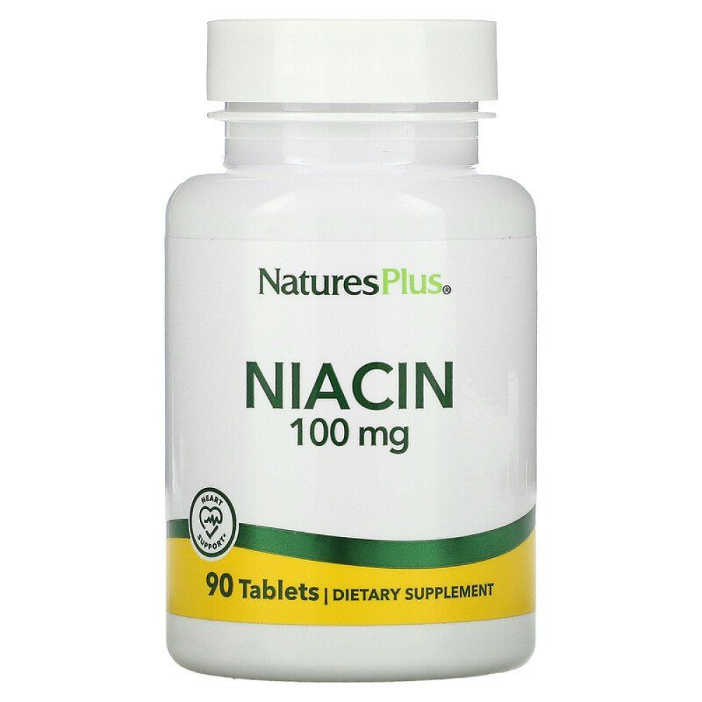 Natures Plus Niacin 100 mg