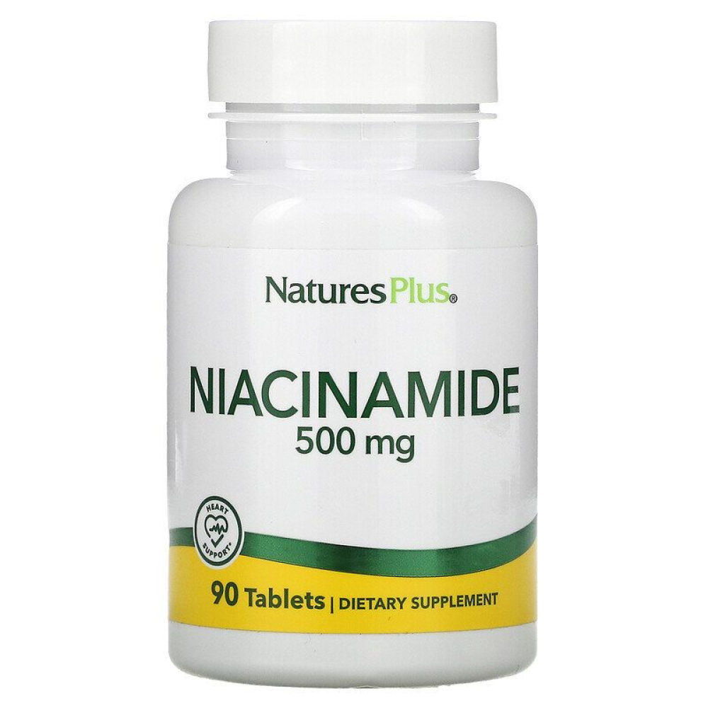 Natures Plus Niacinamide 500 mg
