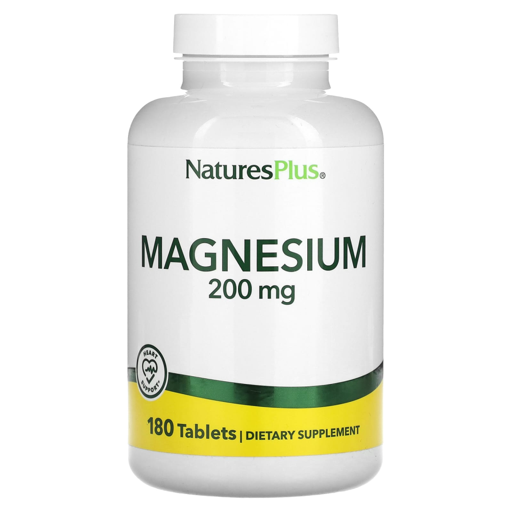 Natures Plus Magnesium 200 mg