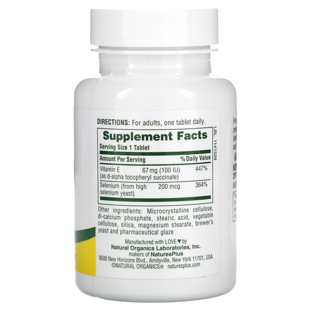 Natures Plus Super Selenium 200 mcg