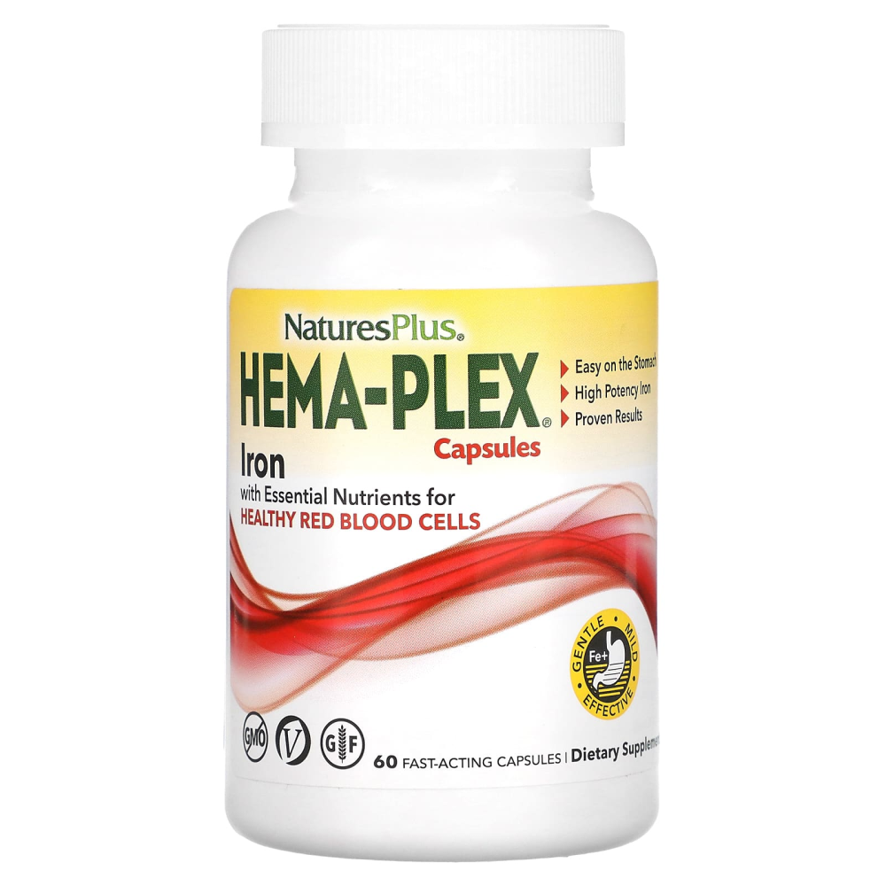Natures Plus HemaPlex Capsules 60 капсул