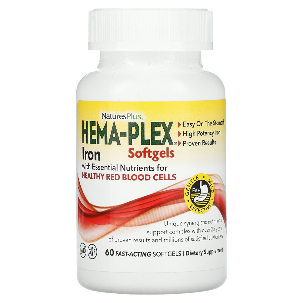 Natures Plus HemaPlex Capsules 60 капсул