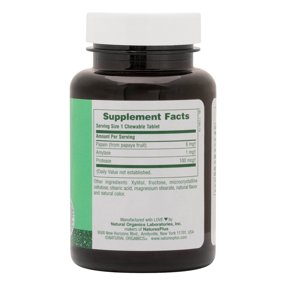 Natures Plus Chewable Papaya Enzyme