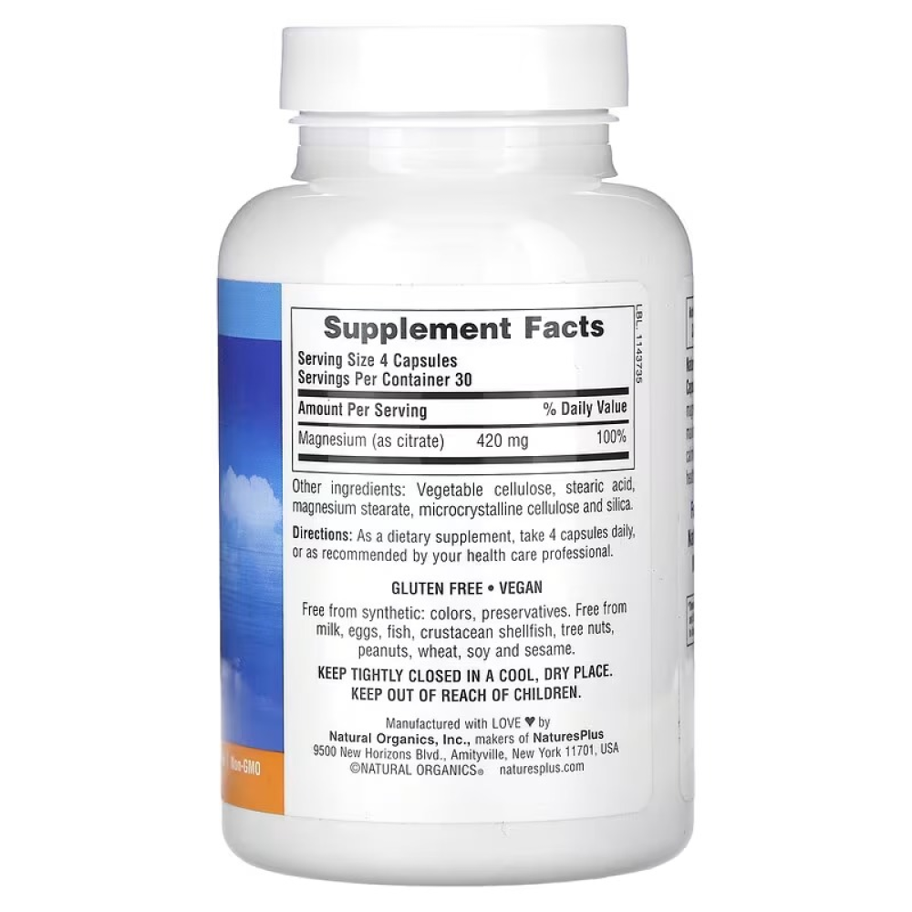 NaturesPlus KalmAssure Magnesium 420 mg