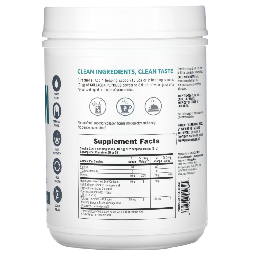 Nature's Plus Collagen Peptides