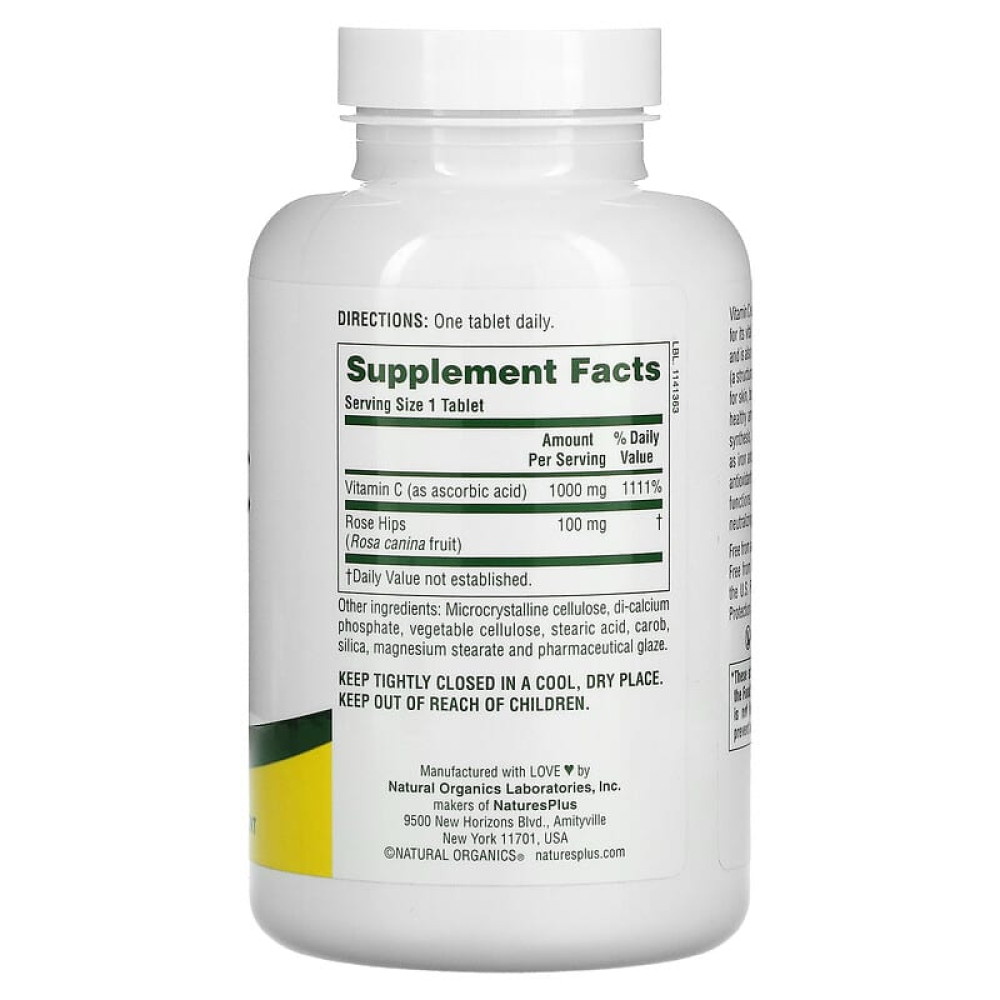 Nature's Plus Vitamin C 1000 mg