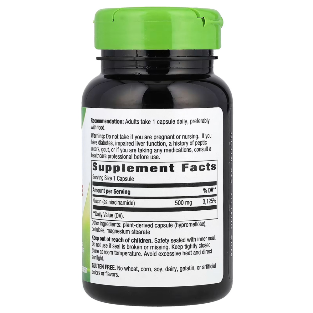 Nature's Way Niacinamide NonFlushing 500 mg