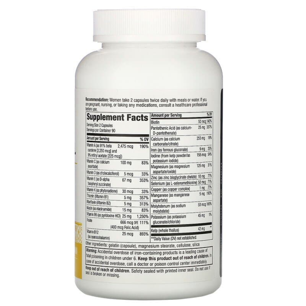 Natures Way Prenatal Multi Vitamin & Mineral