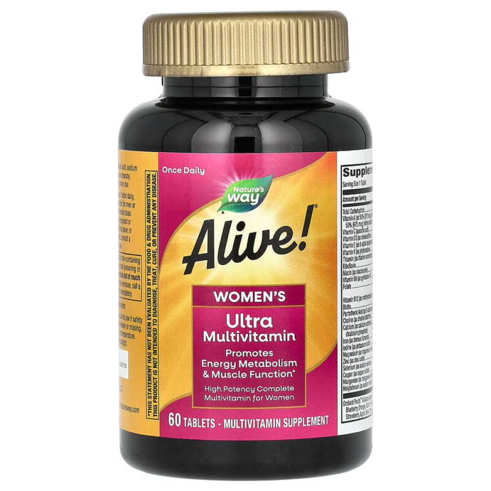 Natures Way Alive! Once Daily Womens Ultra Potency MultiVitamin