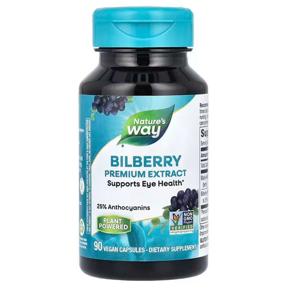 Natures Way Bilberry Standardized