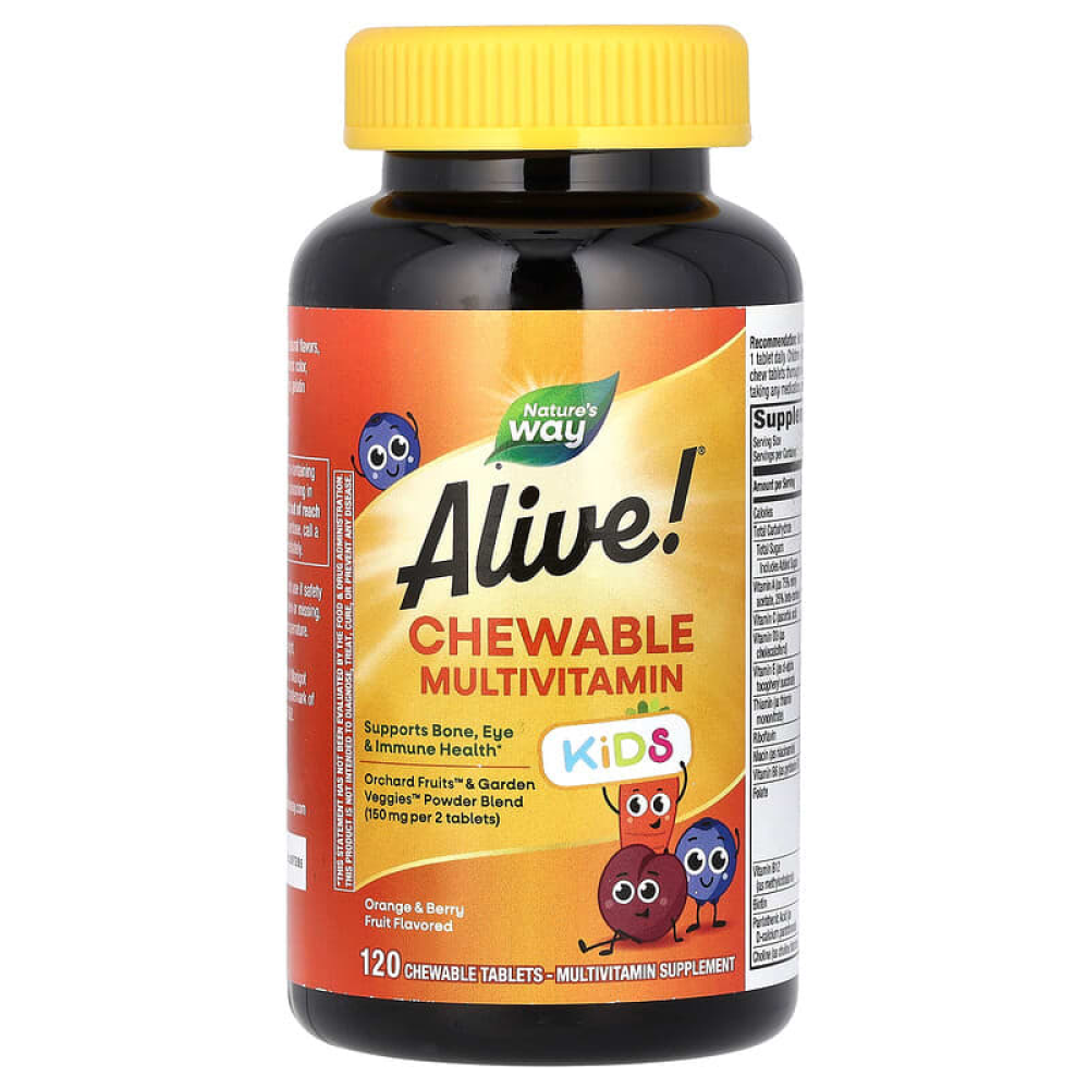 Natures Way Alive! Childrens Chewable MultiVitamin