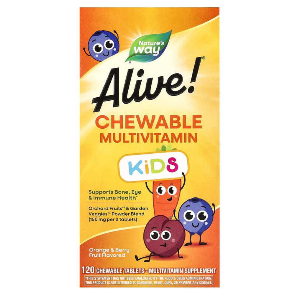 Natures Way Alive! Childrens Chewable MultiVitamin