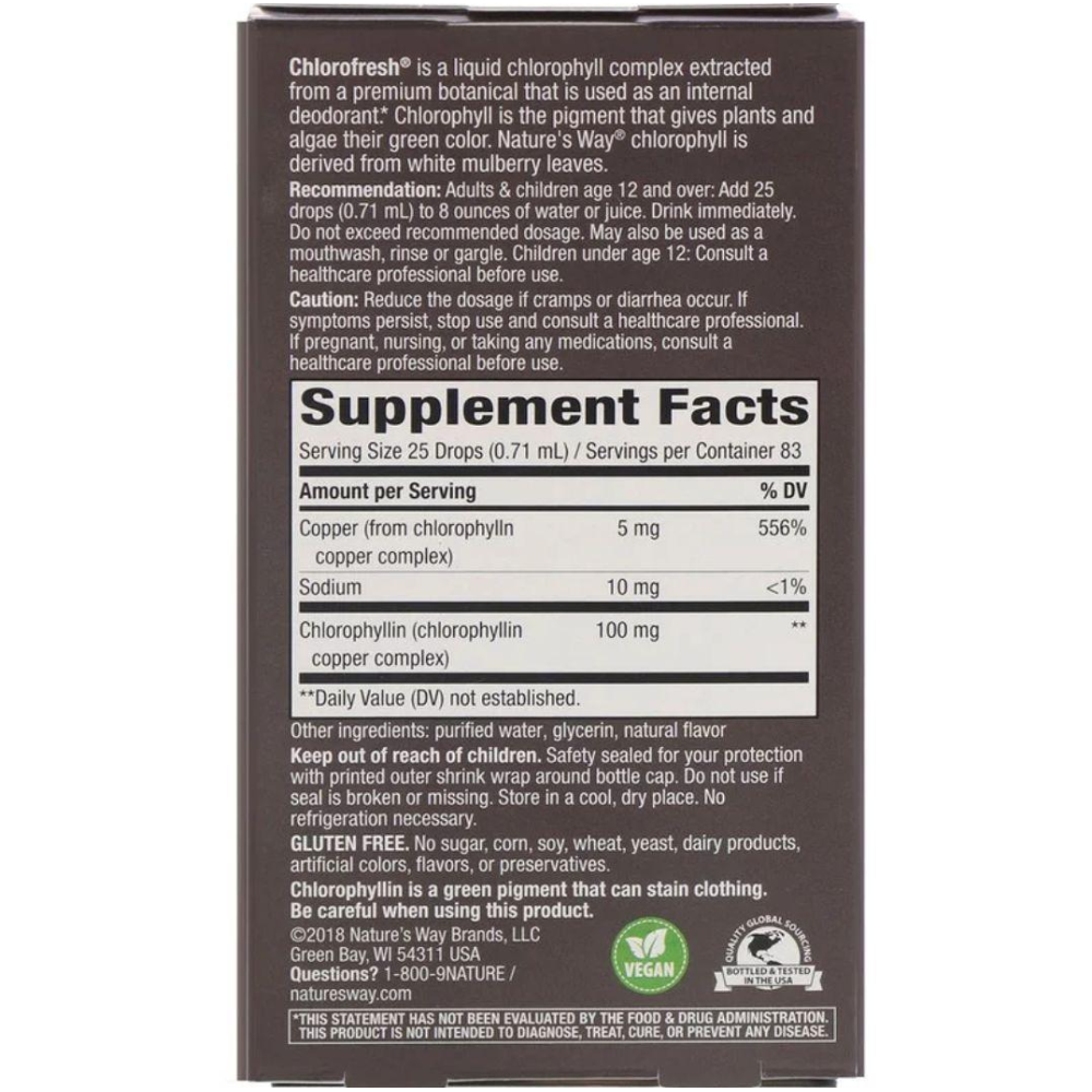 Natures Way Chlorofresh Chlorophyll Drops