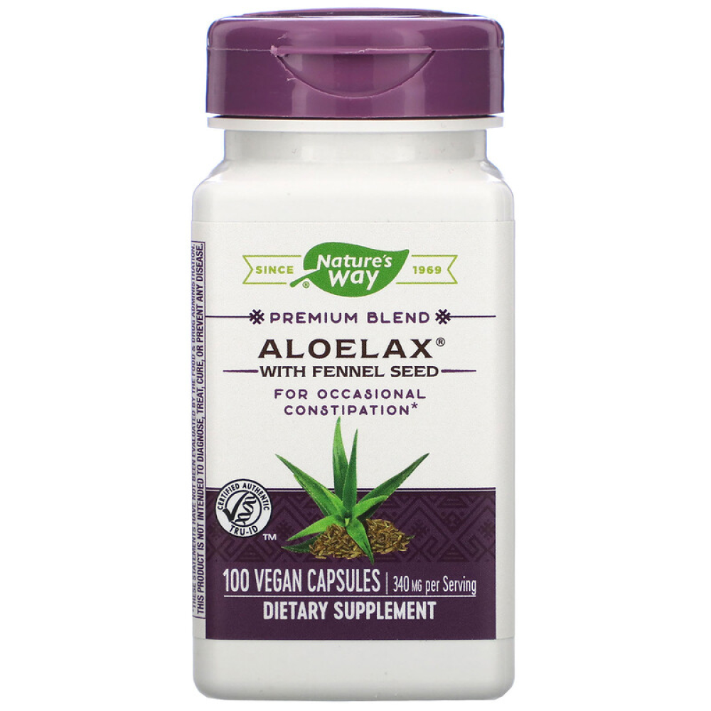 Nature's Way Aloelax with Fennel Seed 340 mg