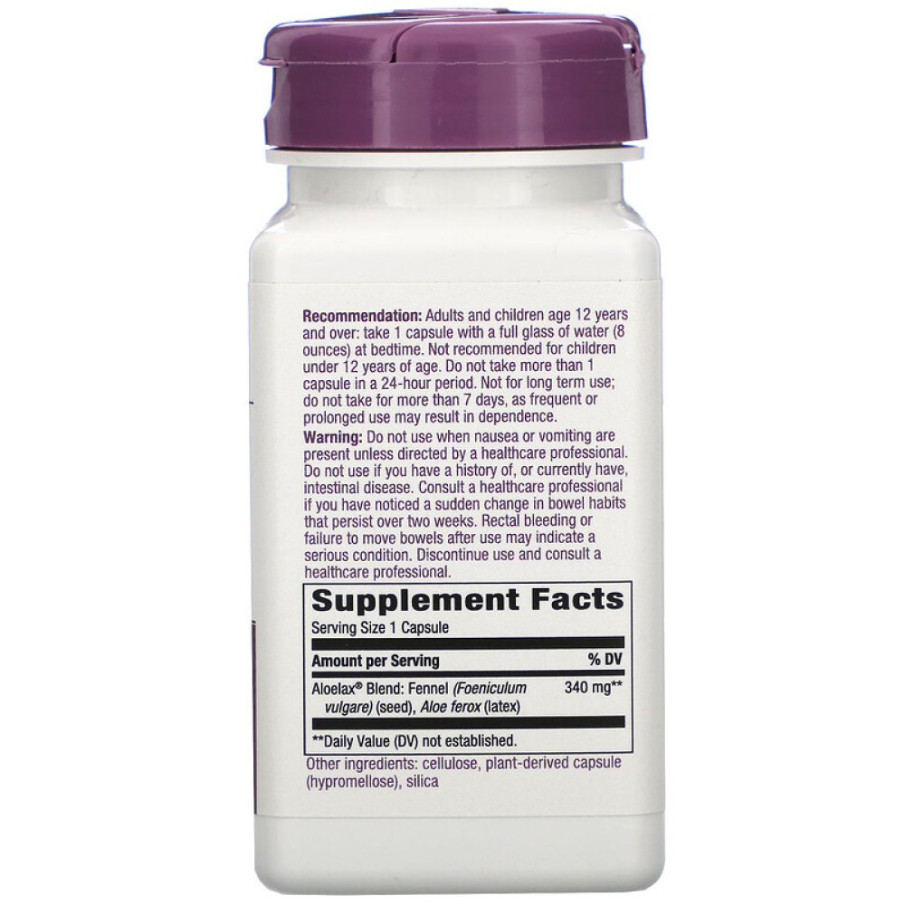 Nature's Way Aloelax with Fennel Seed 340 mg