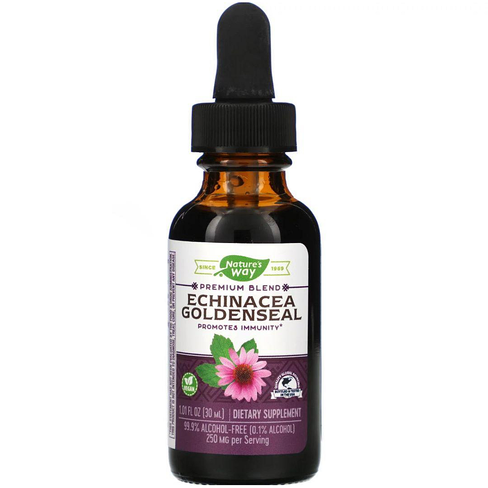 Natures Way Echinacea Goldenseal Alcohol Free 99.9%