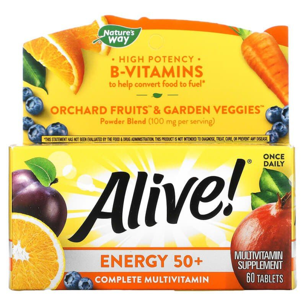 Natures Way Alive! Energy 50 Multivitamin Multimineral