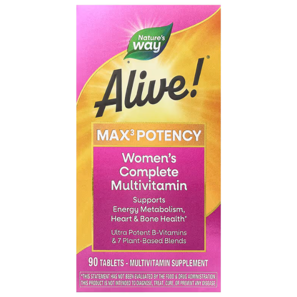 Nature's Way Alive! Max3 Potency Women's Complete Multivitamin
